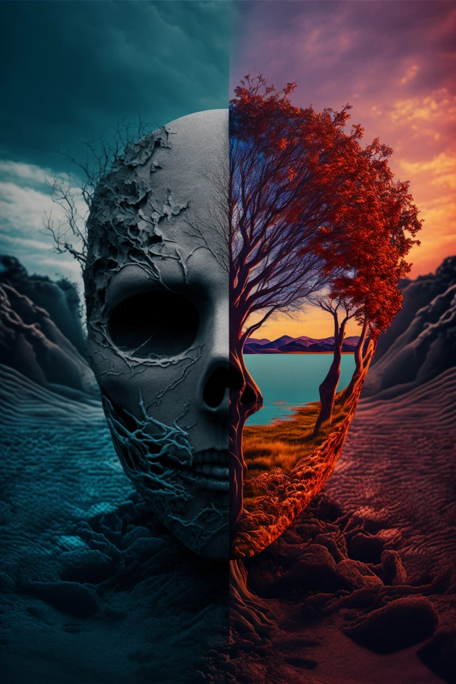 Surreal Nature vs Human nature-趣窝